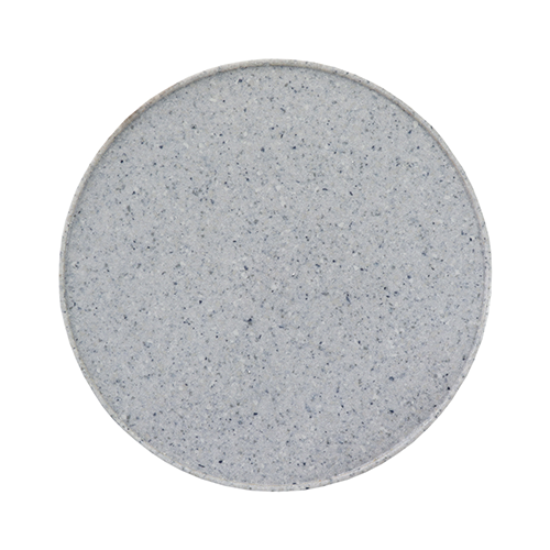 ARSTAR Ara cultured marble lazy susan — top view