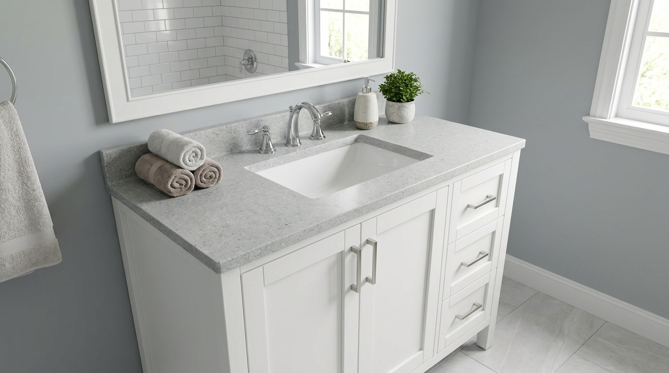 ARSTAR's wholesale cultured marble vanity tops for future-proof commercial, hotel, and multi-family projects.