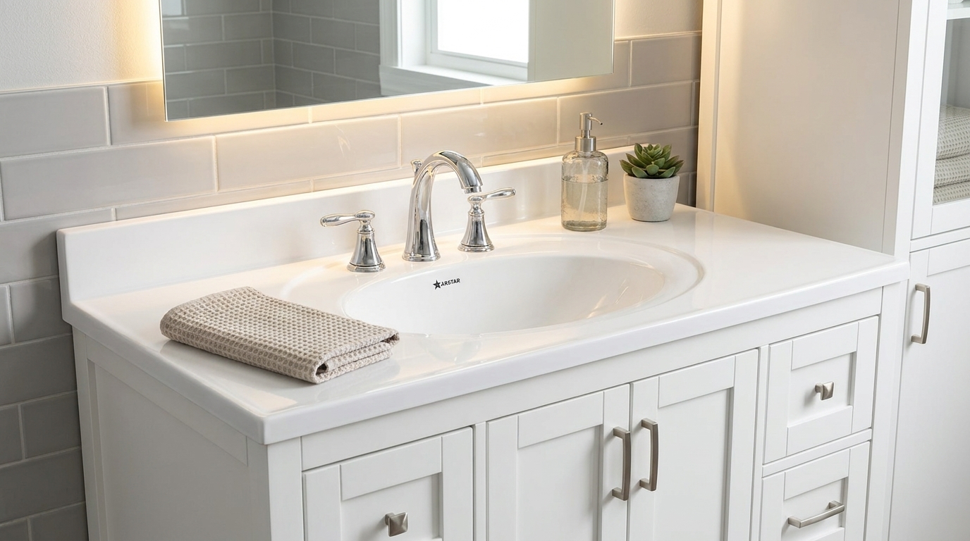 Private label cultured marble vanity tops: B2B manufacturer strategies for K&B showrooms and retail growth.