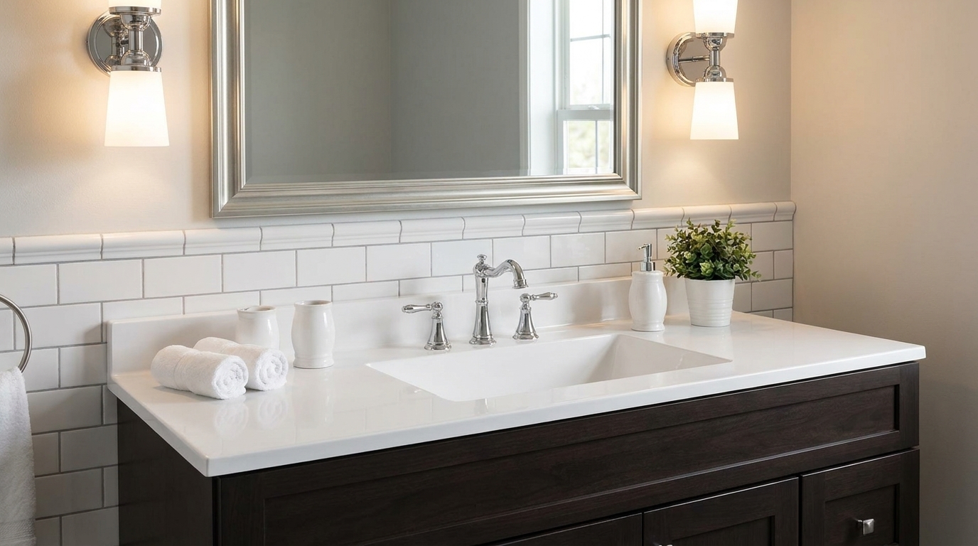 Cultured marble vanity top installation guide for B2B buyers: step-by-step best practices for hotels & properties.