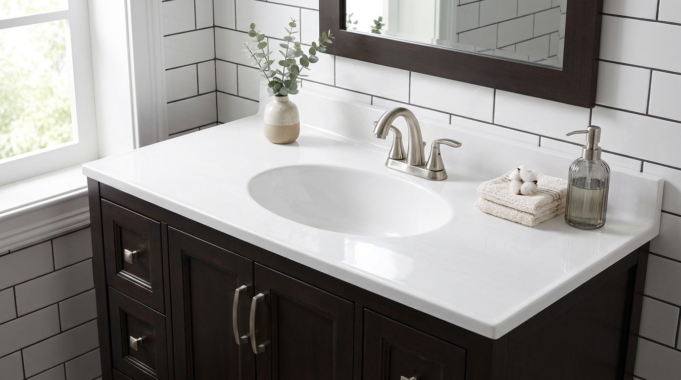 Cultured marble vanity tops: B2B buyers gain performance & sustainability for commercial, hotel, and multi-family projects.