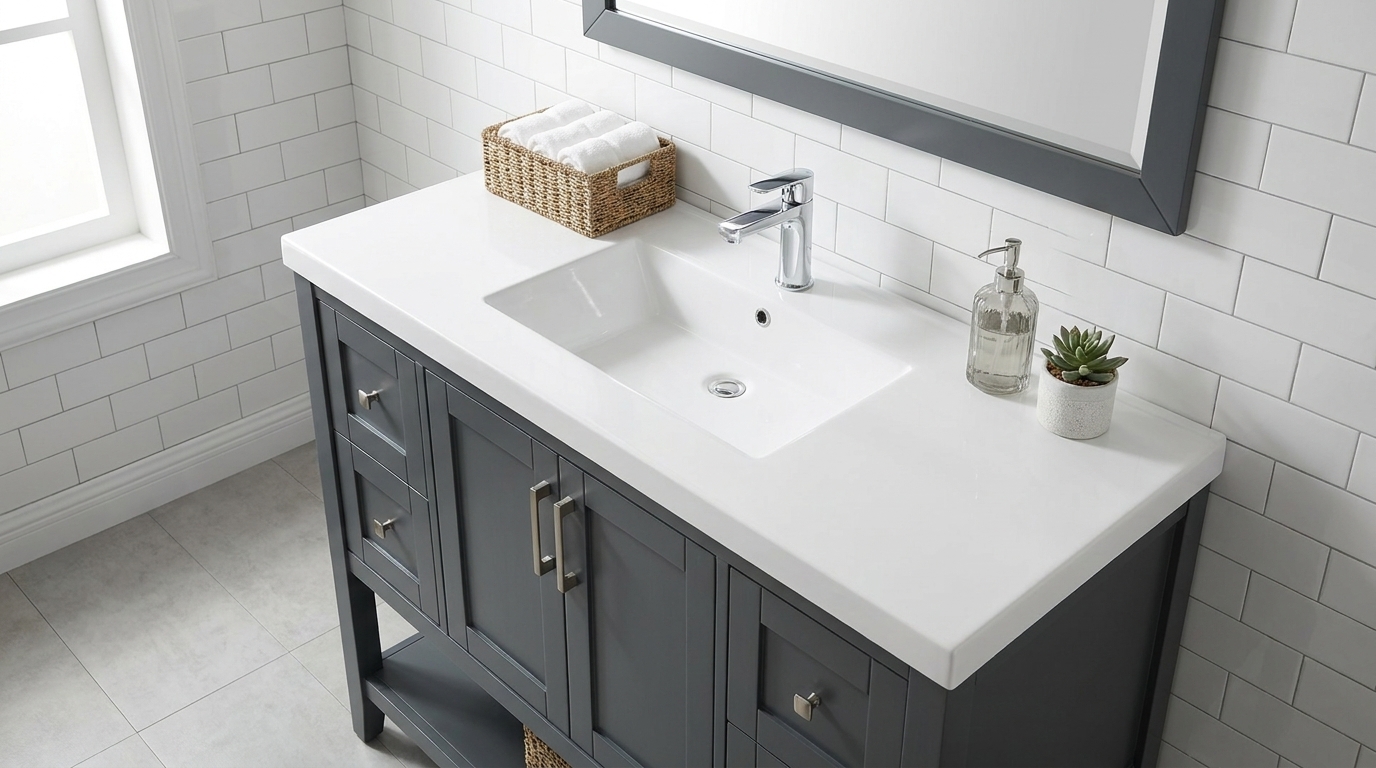 ARSTAR offers premium cultured marble vanity tops for B2B commercial & residential building partners.