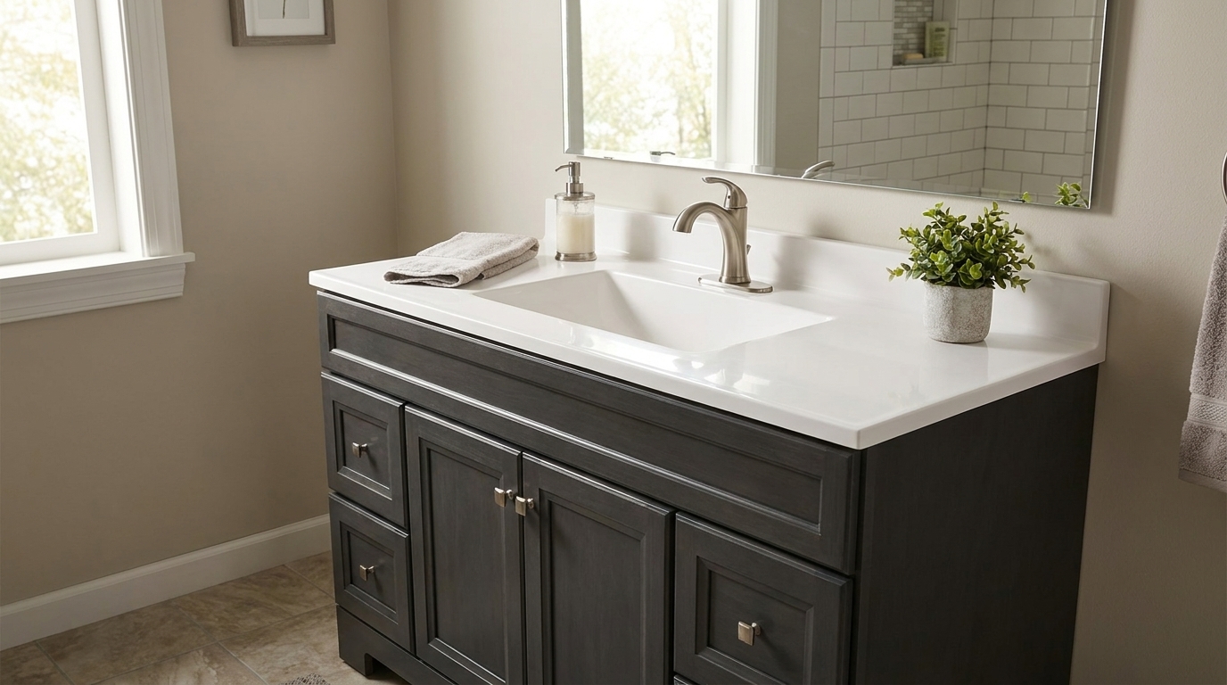 B2B buyers: Discover cultured marble vanity tops for commercial & hospitality. Design, durability, and value for your projects.