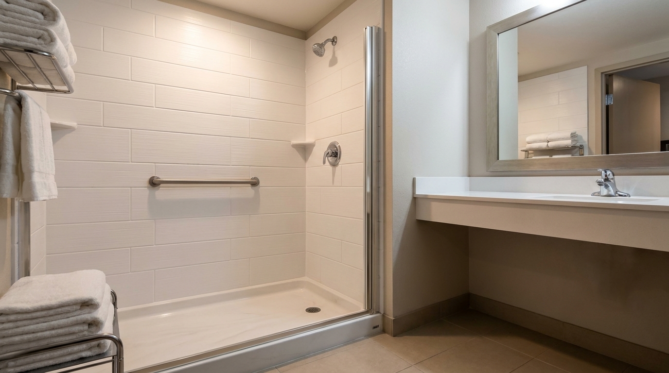 Cultured marble shower walls for hotels: understand total cost of ownership & ROI for B2B buyers.