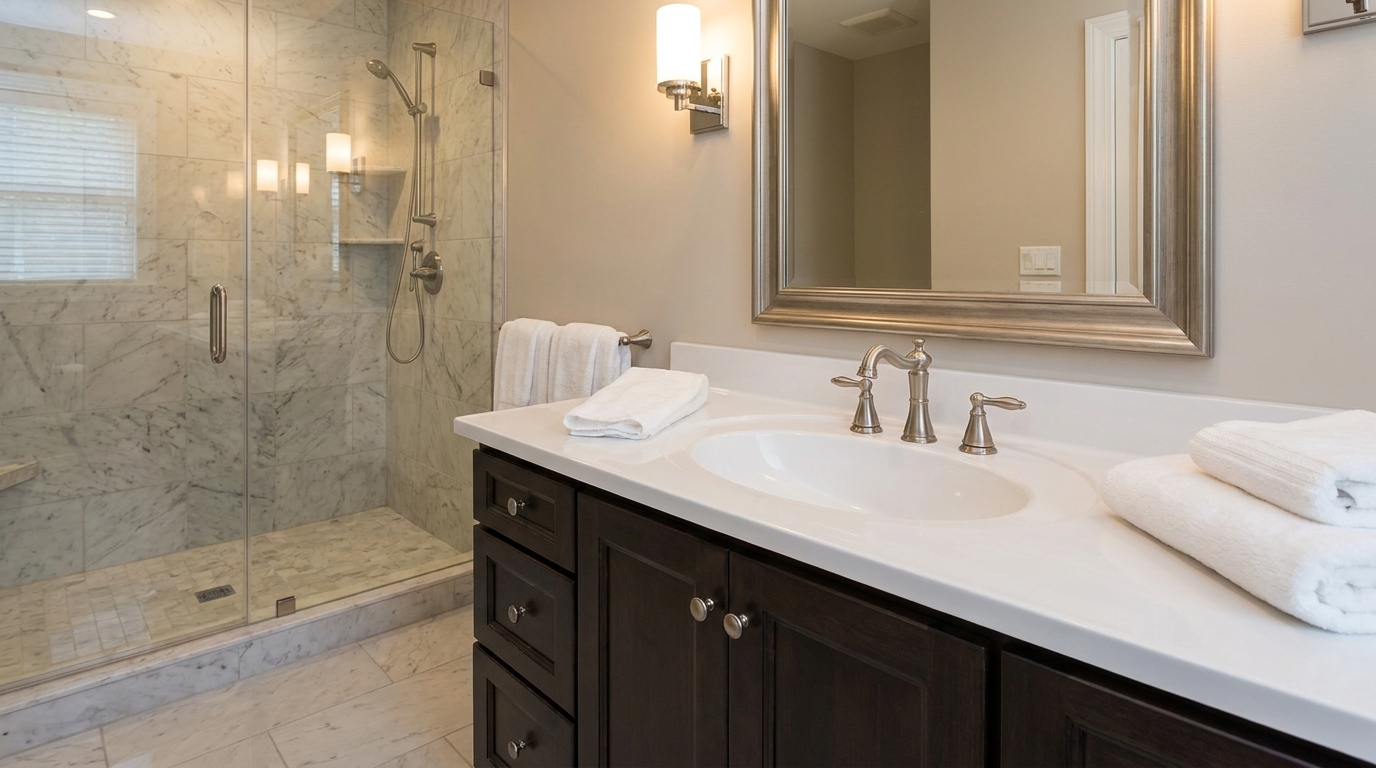 Cultured marble vanity tops: Cost-effective quartz alternative for B2B buyers, optimizing lead time & delivery.
