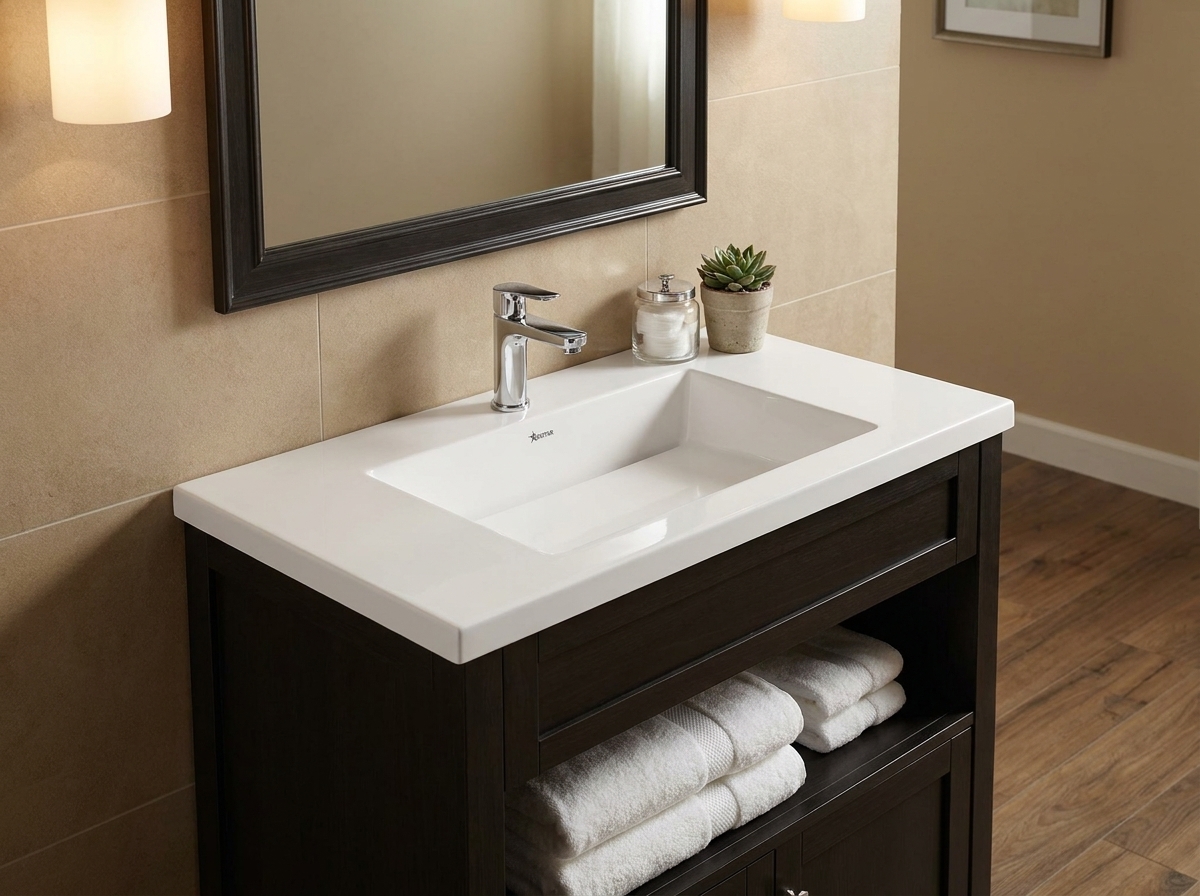 ARSTAR cultured marble vanity tops for wholesale B2B procurement. Boost ROI & efficiency for hotel and commercial projects.