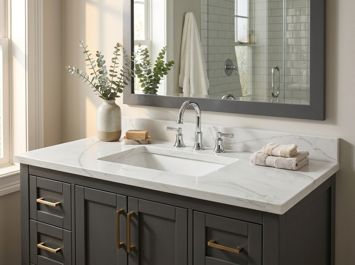 Cultured marble in commercial bathrooms. Maximize hotel & multifamily property ROI and durability for B2B buyers.