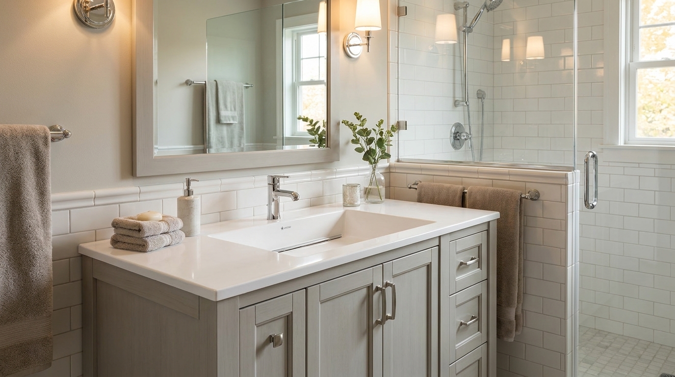 Cultured marble vanity tops wholesale for B2B. Maximize operational efficiency on commercial projects with ARSTAR solutions.