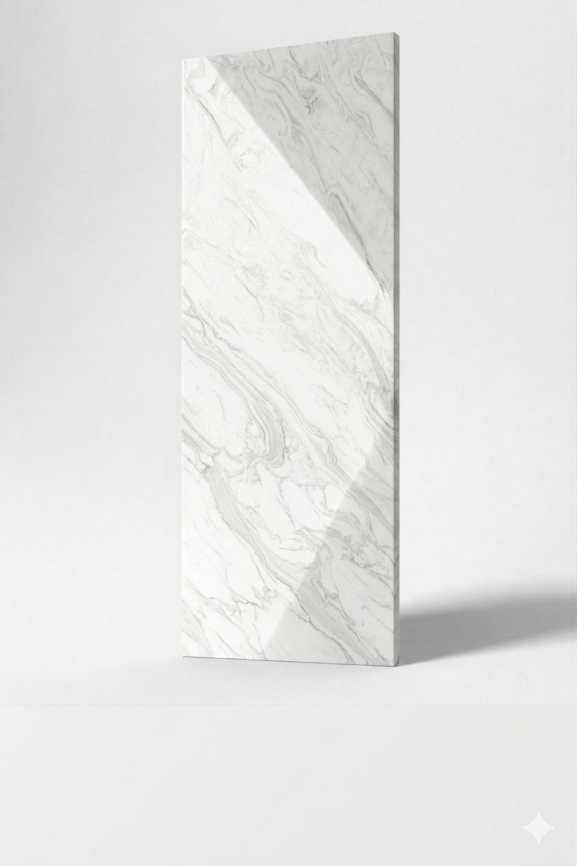 ARSTAR Solid cultured marble shower panel — universal pattern