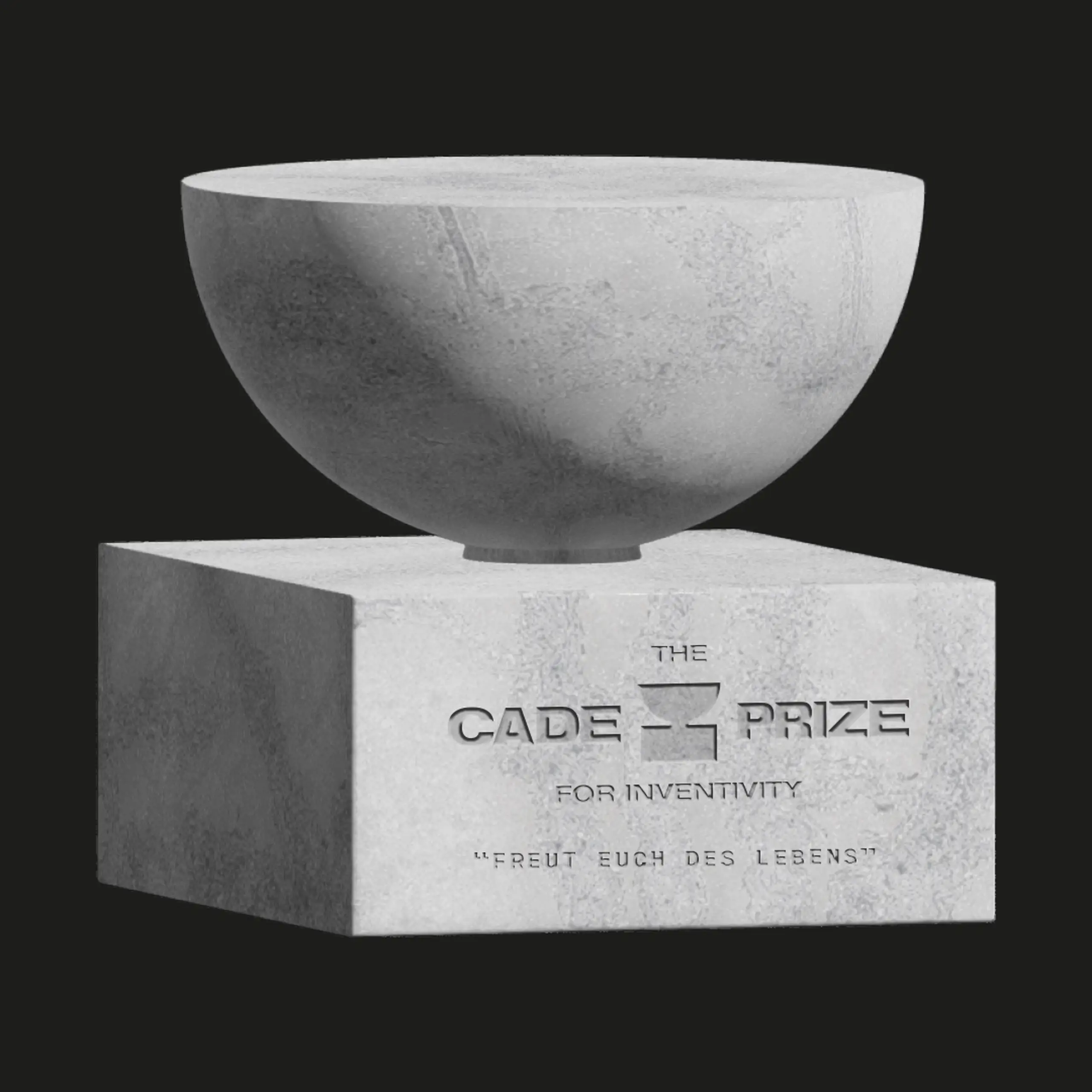Cade Prize award 3D render
