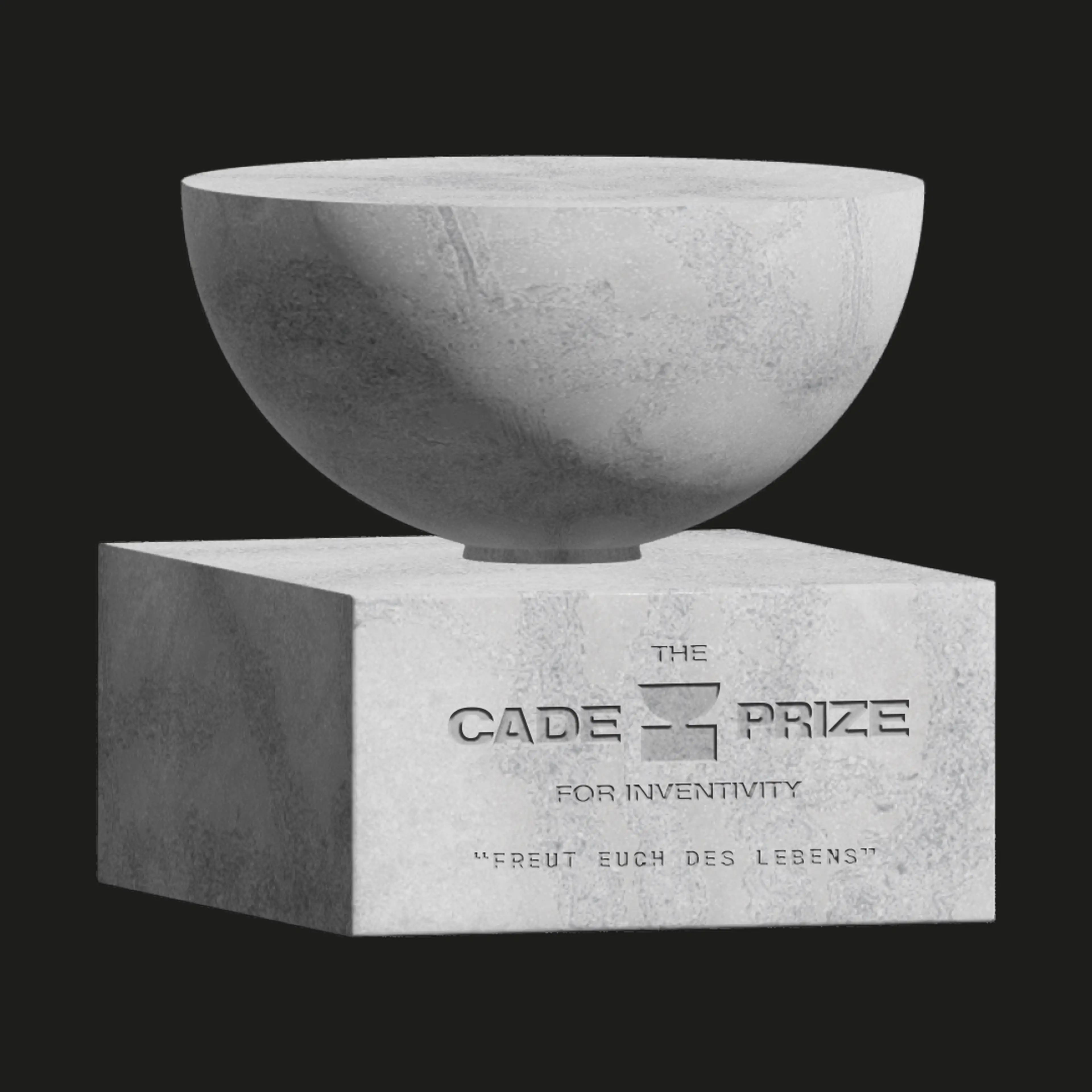 Cade Prize award 3D render