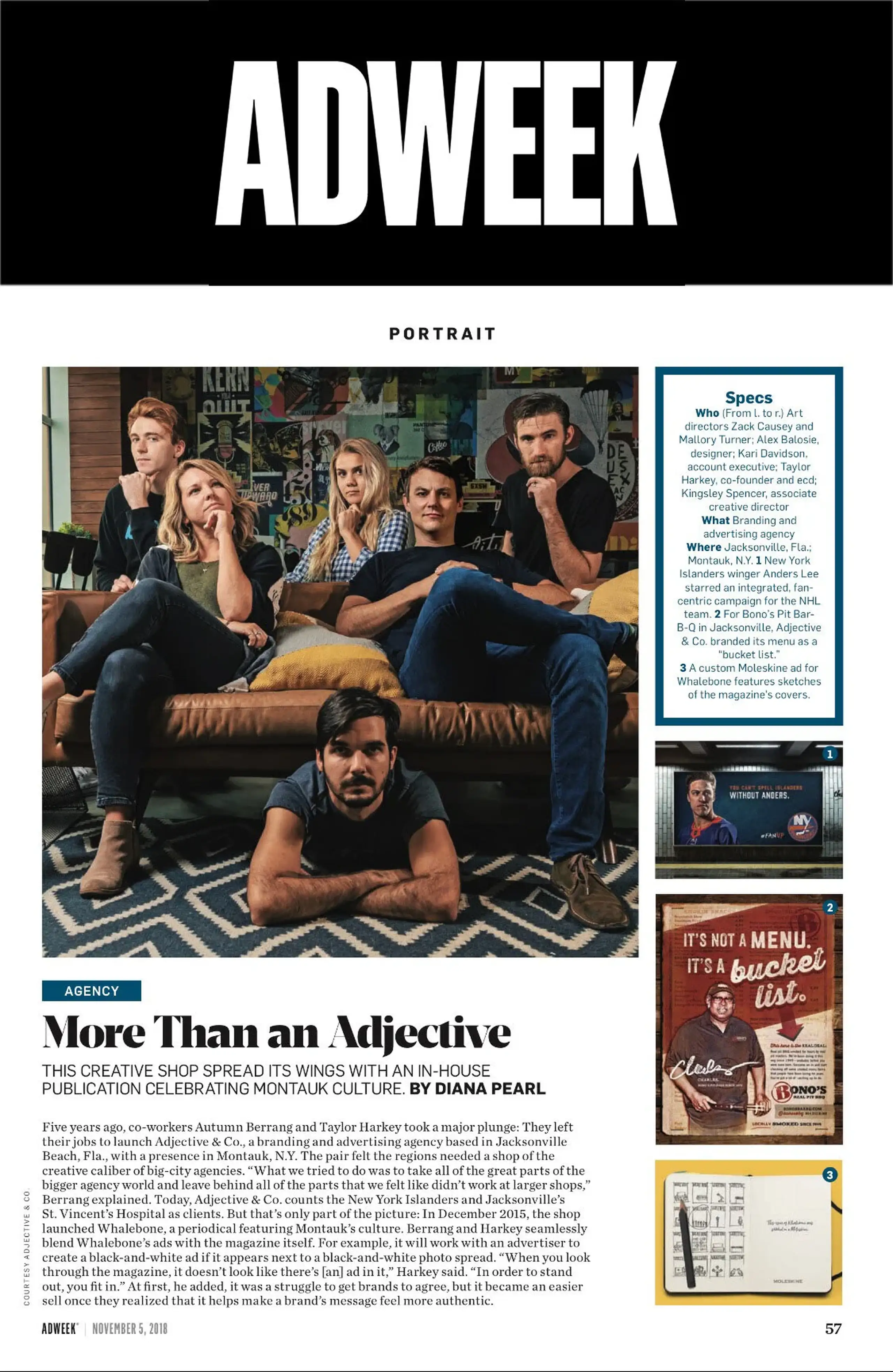 Adjective&Co in ADWEEK