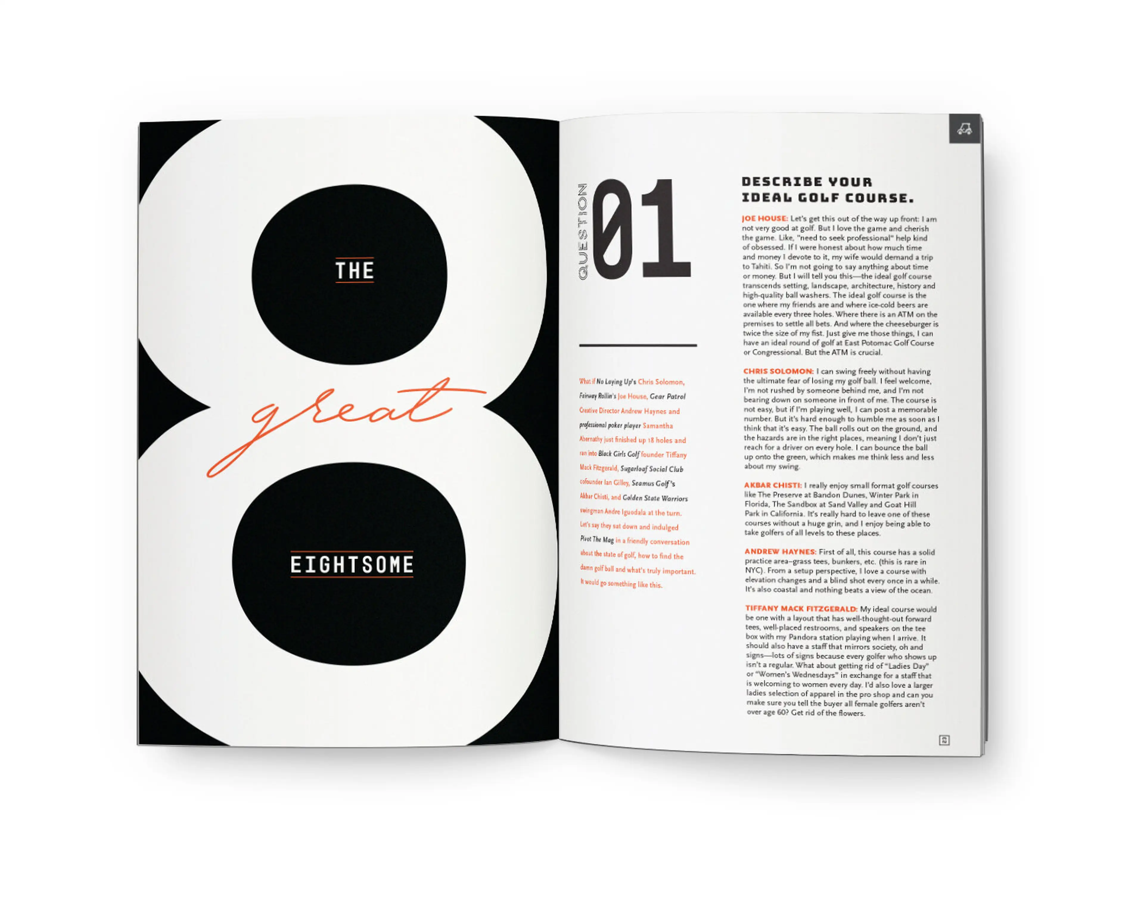Describe your ideal golf course Callaway Golf magazine