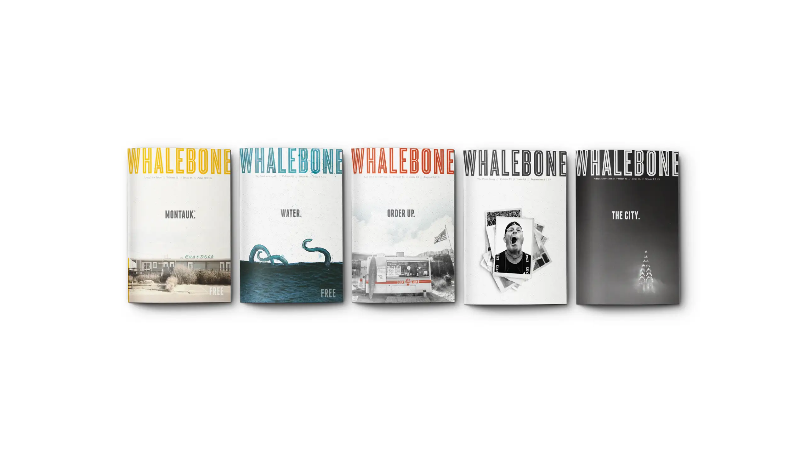 Whalebone Magazine on white background