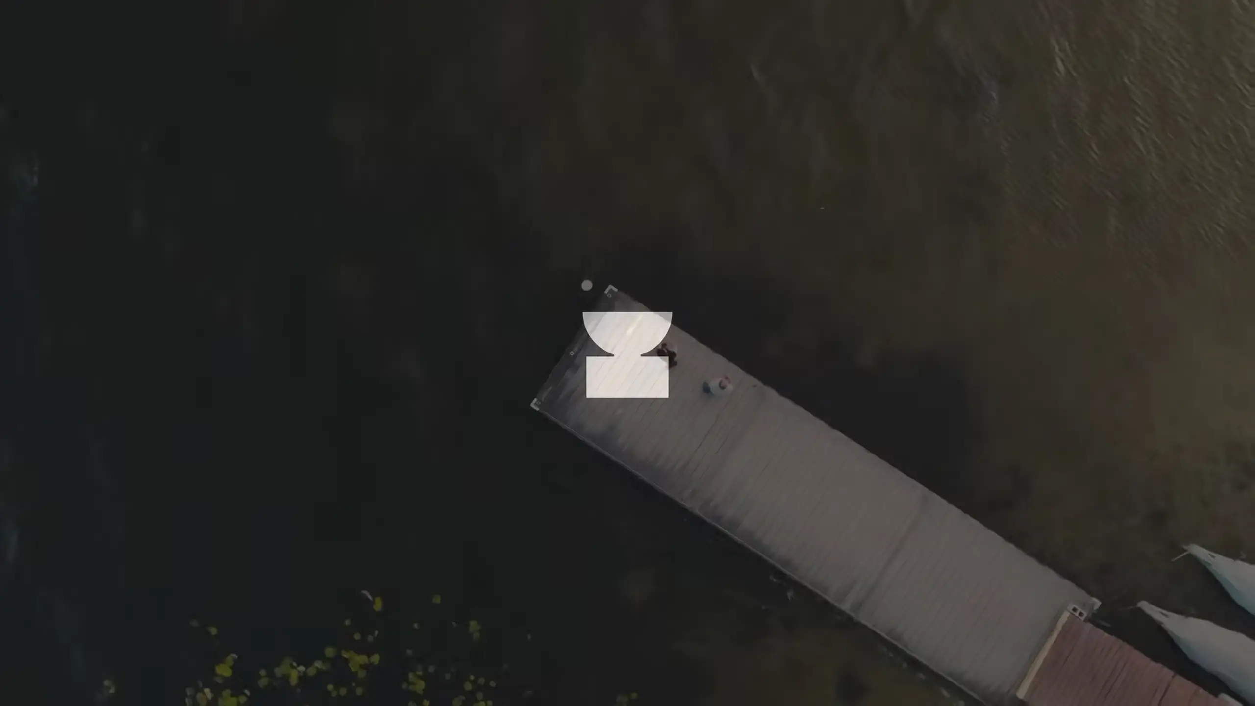 Cade Prize Logo over top of water footage