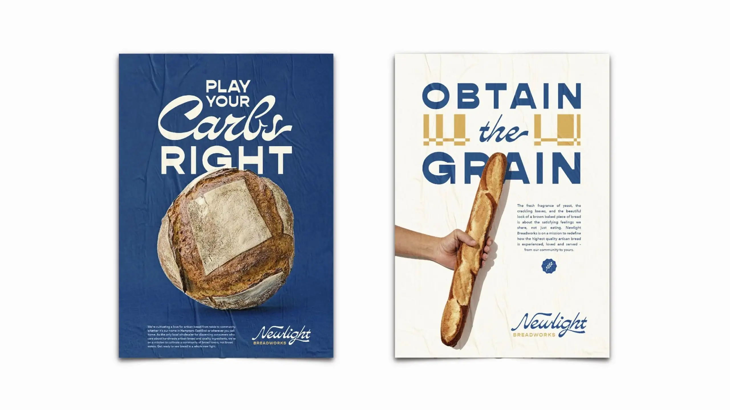 Obtain the grain and play your carbs right poster