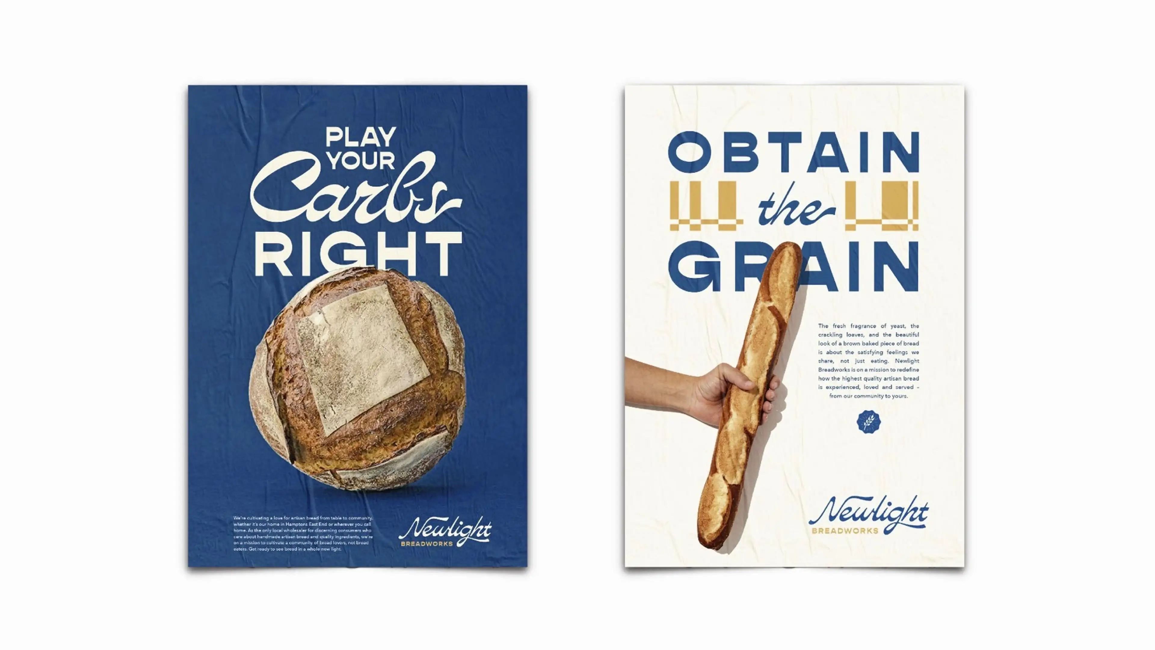Obtain the grain and play your carbs right poster