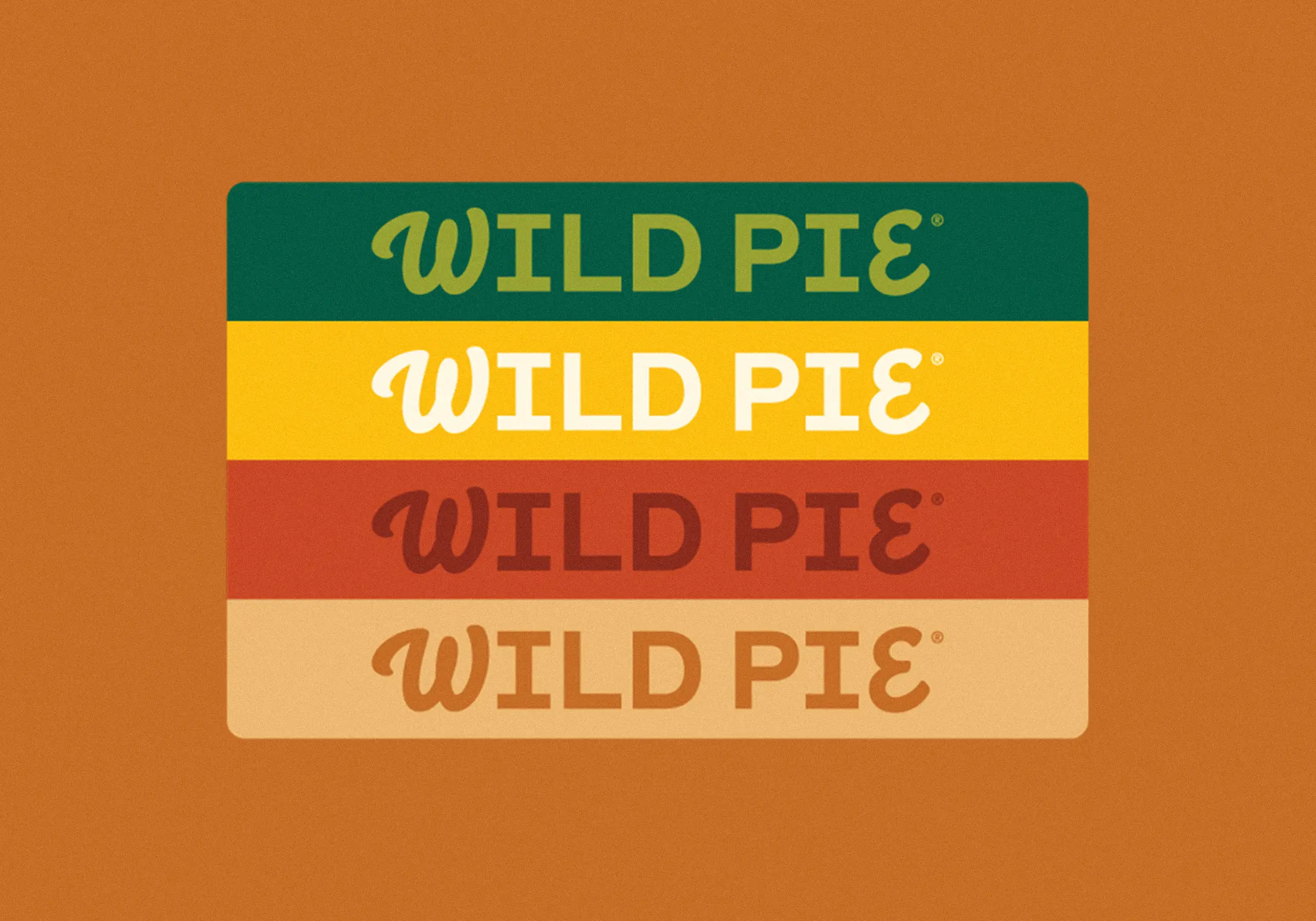 Wild Pie Logo suite