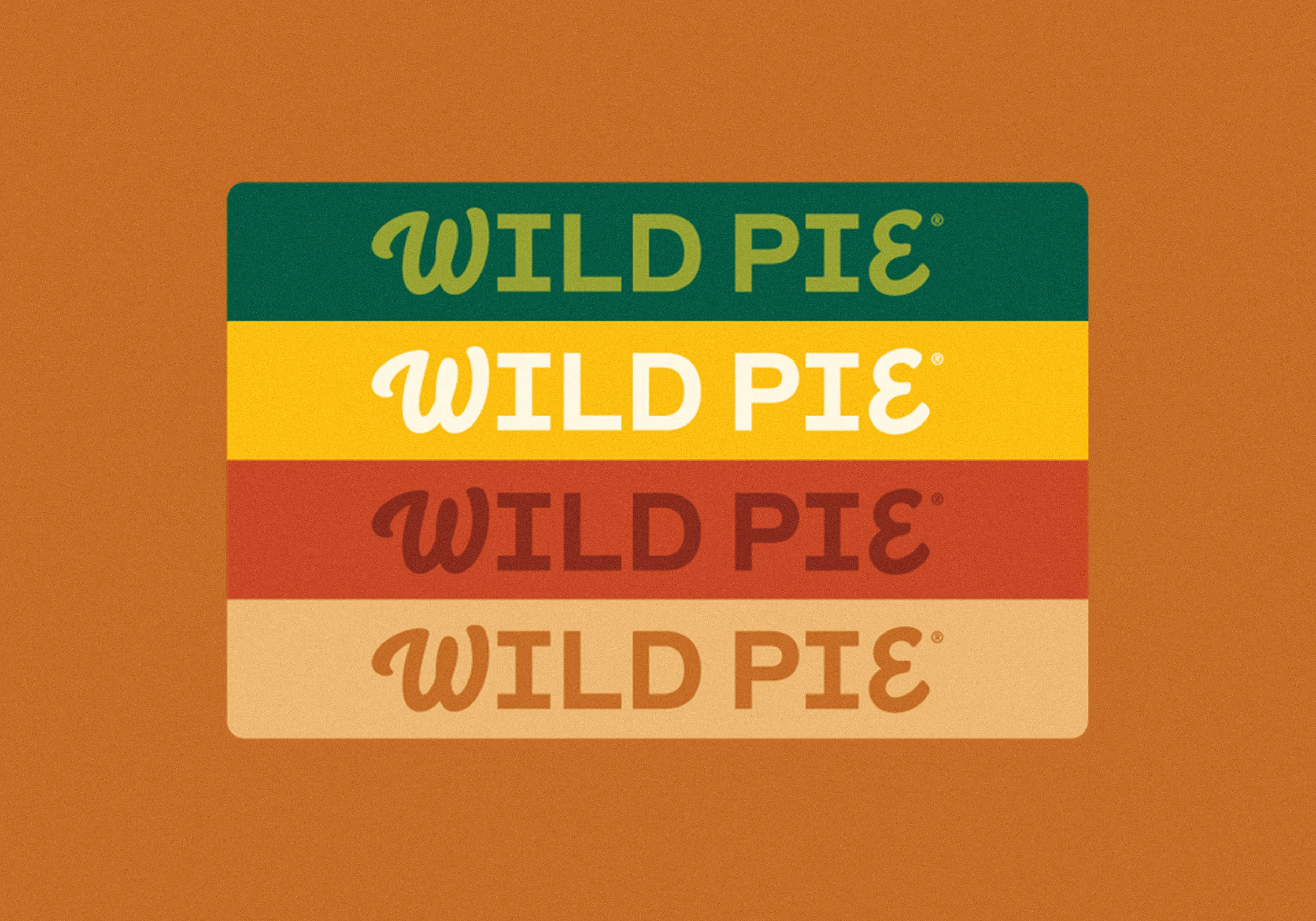 Wild Pie Logo suite