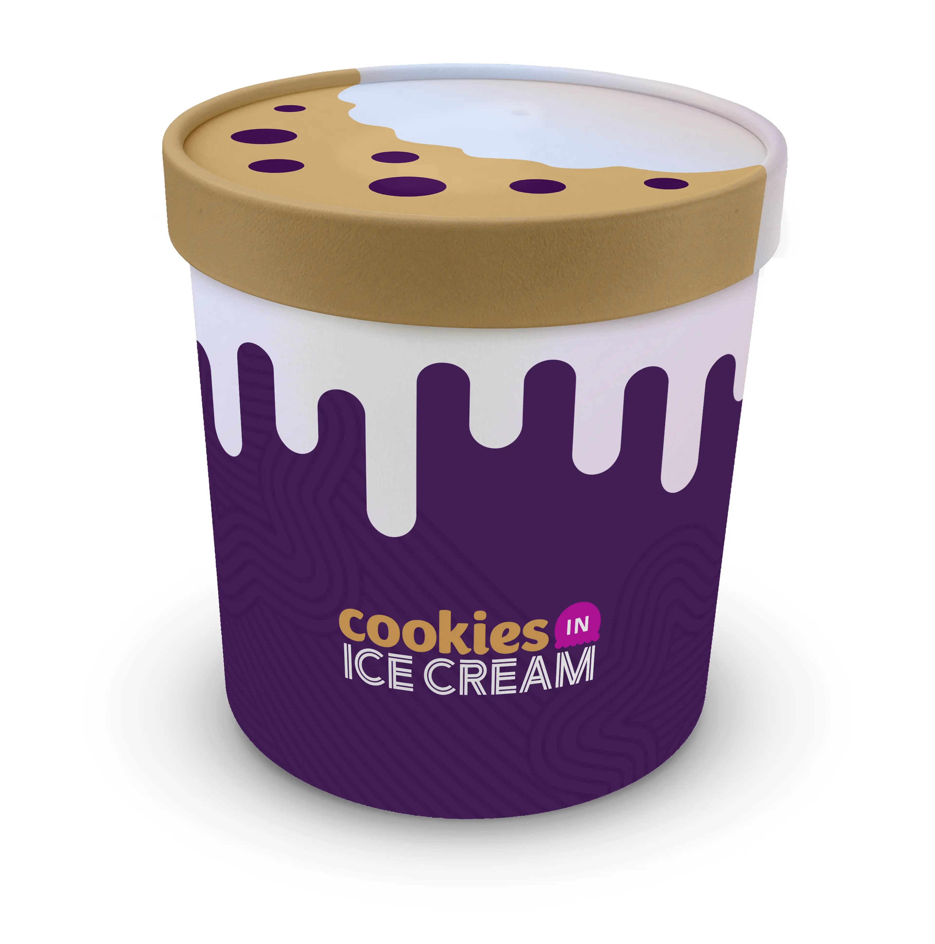 Insomnia Cookies ice cream pint packaging front