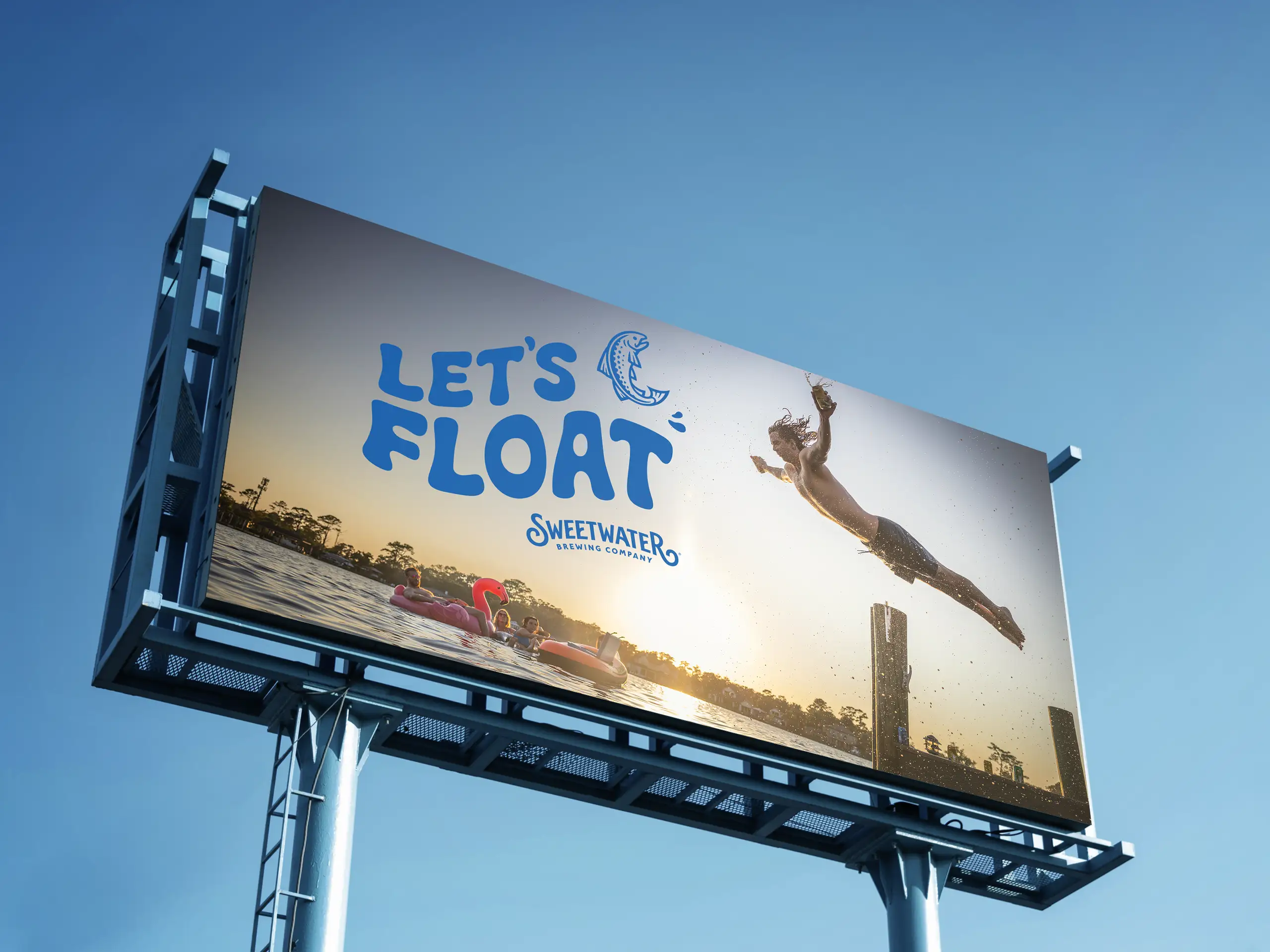 Sweetwater let's float billboard