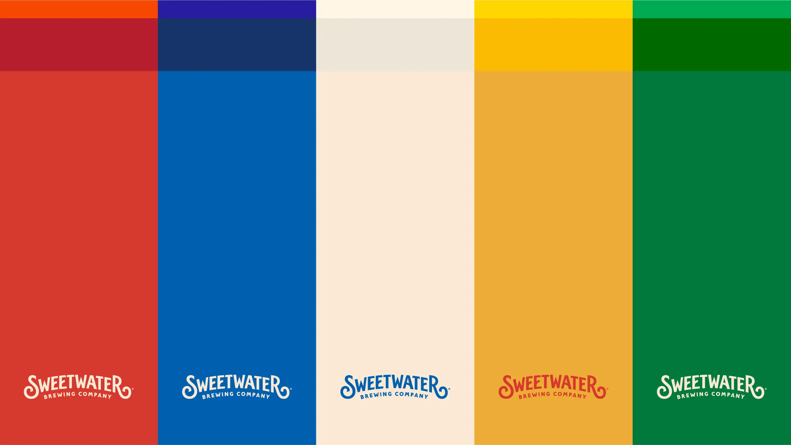 Sweetwater brand identity color palette
