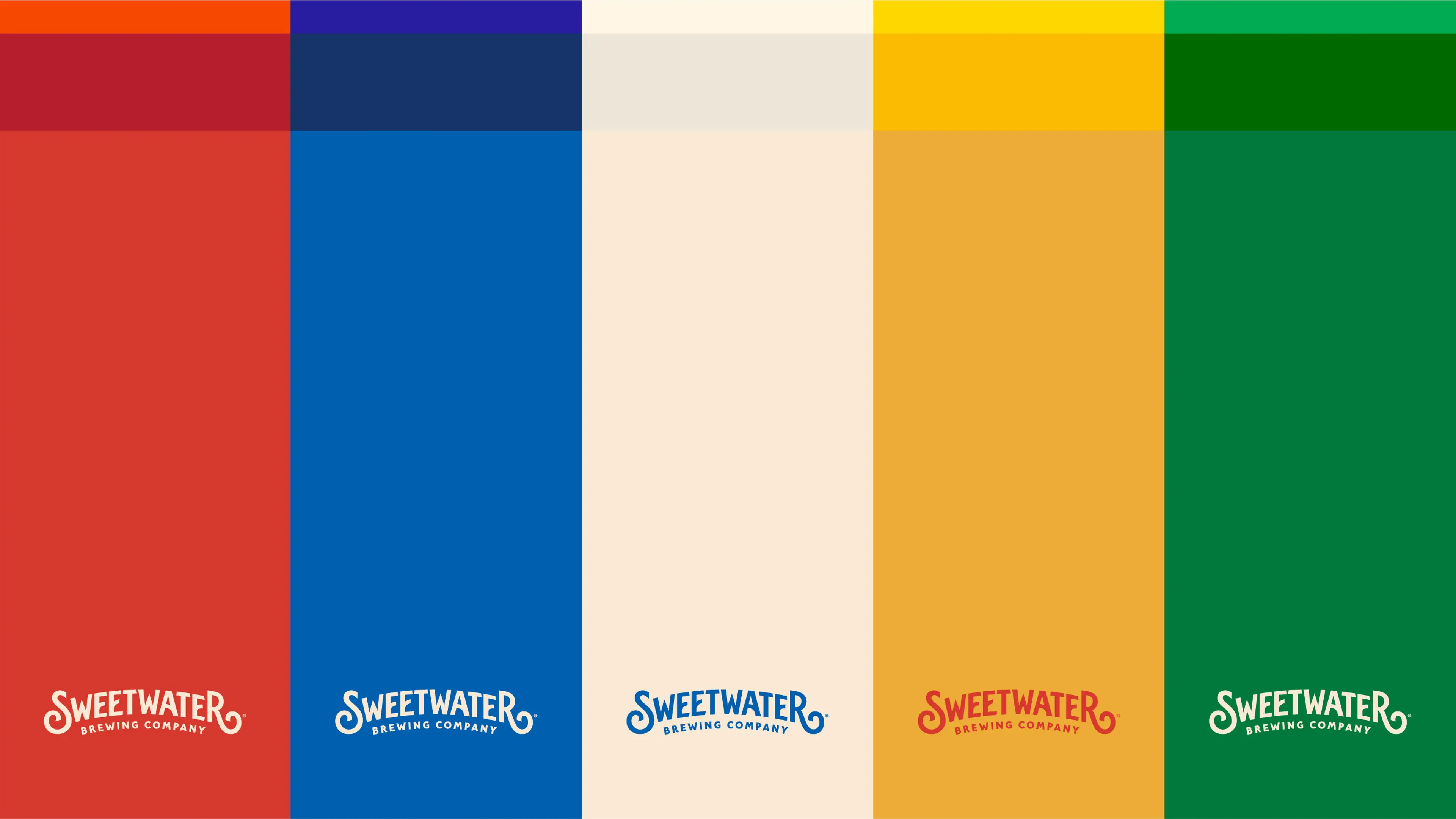 Sweetwater brand identity color palette