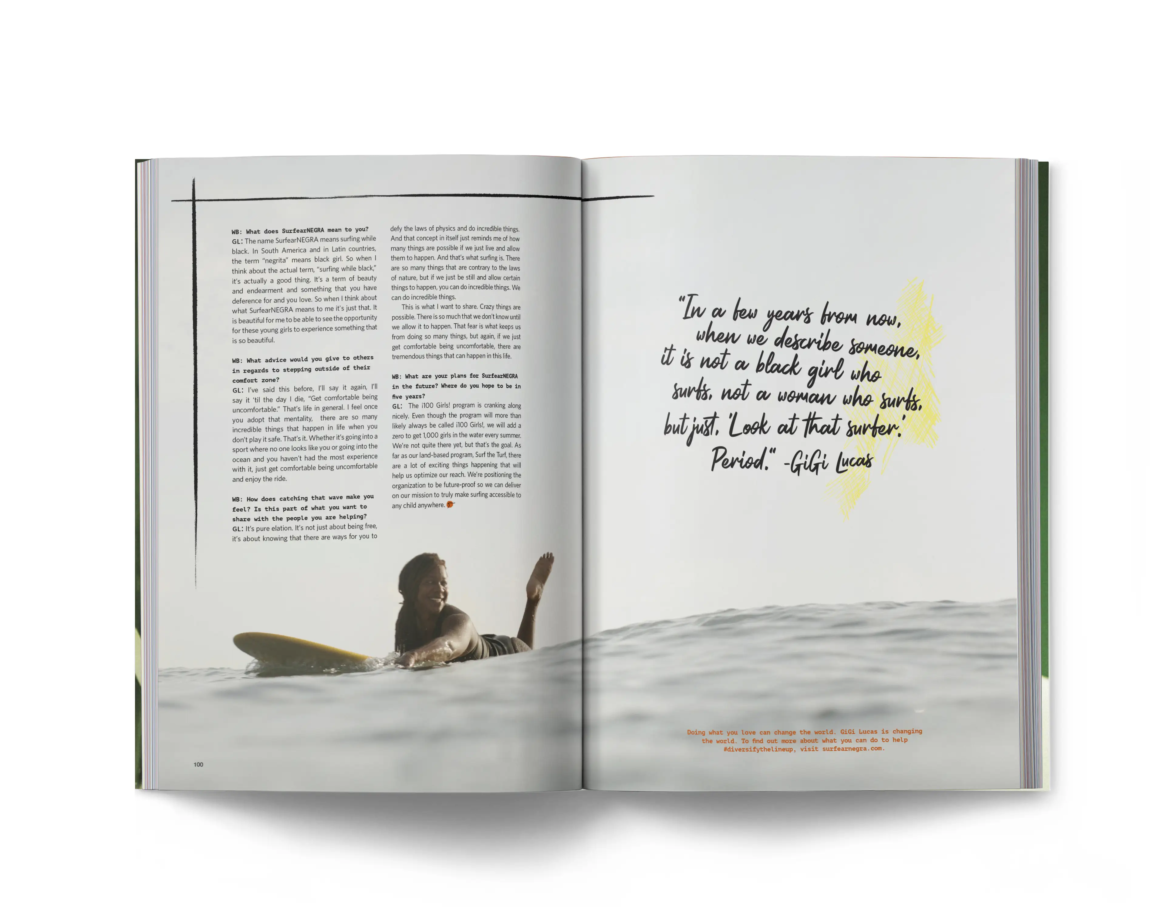 Whalebone Magazine surf issue spread