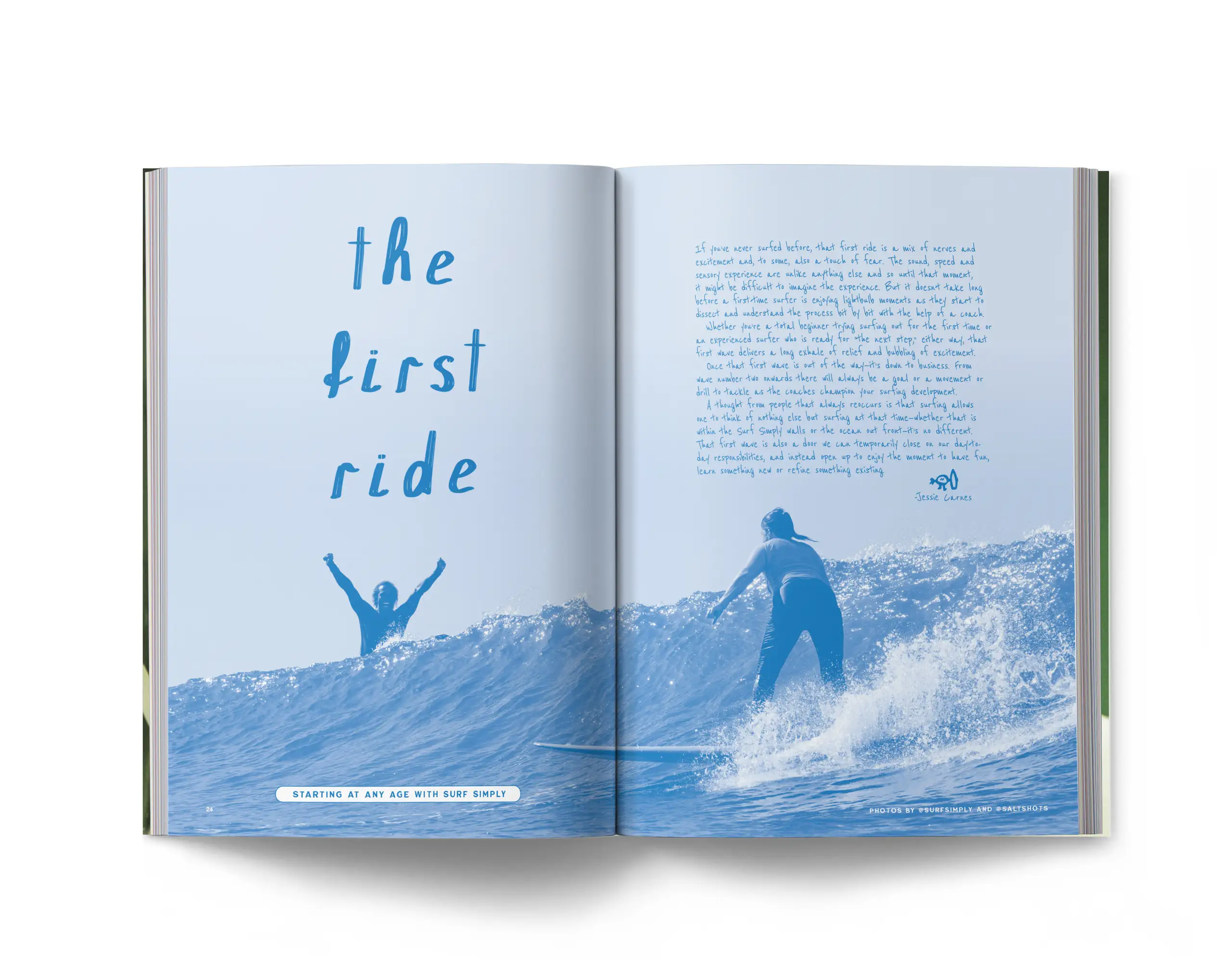 Whalebone Magazine surf issue spread