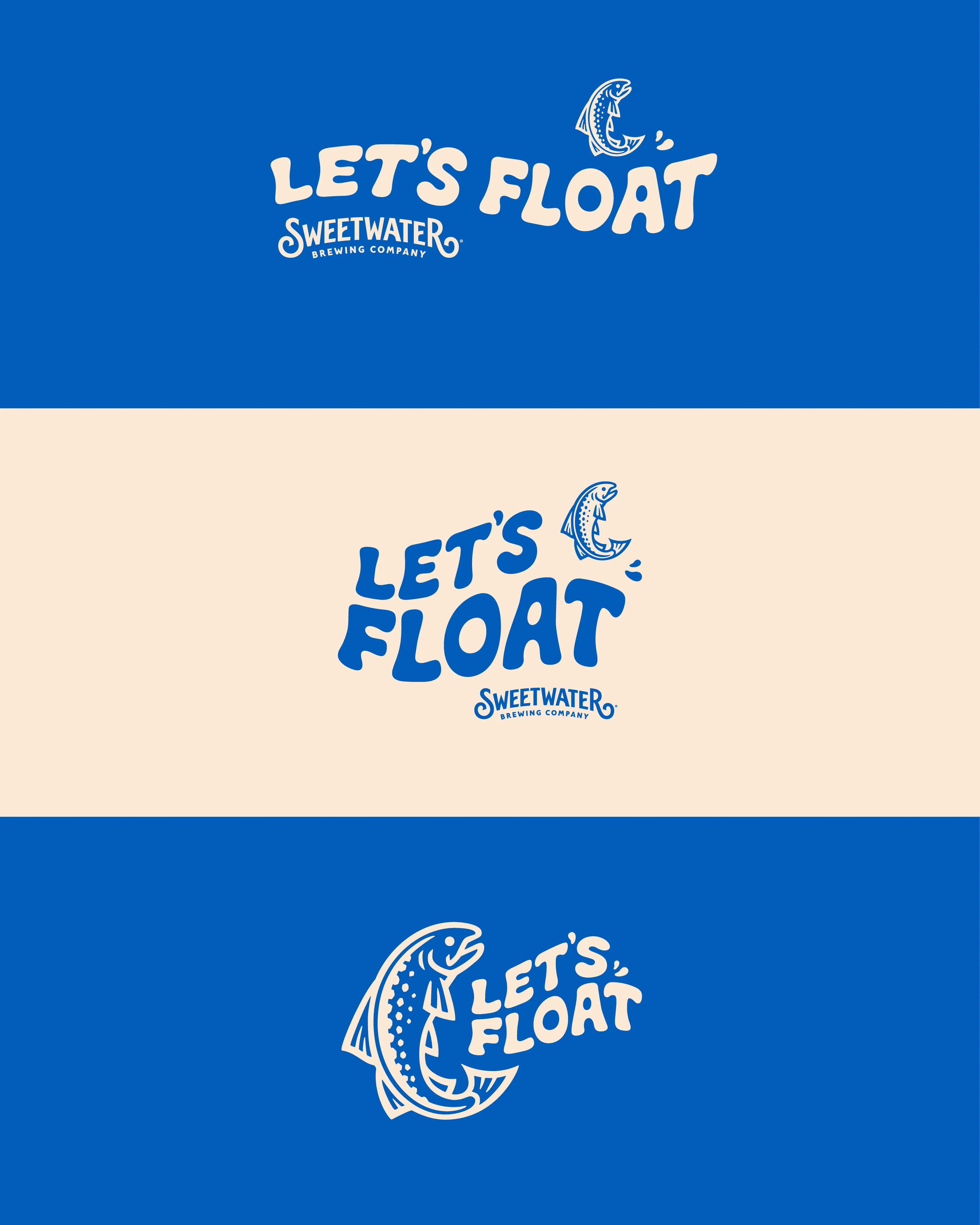 Sweetwater Let's Float campaign brand identity
