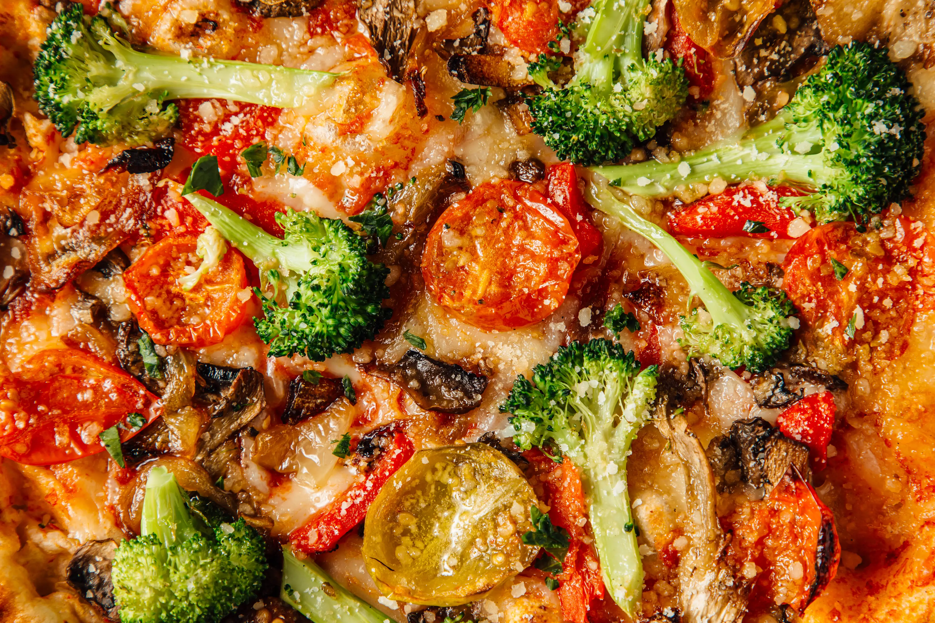 Wild Pie veggie pizza closeup