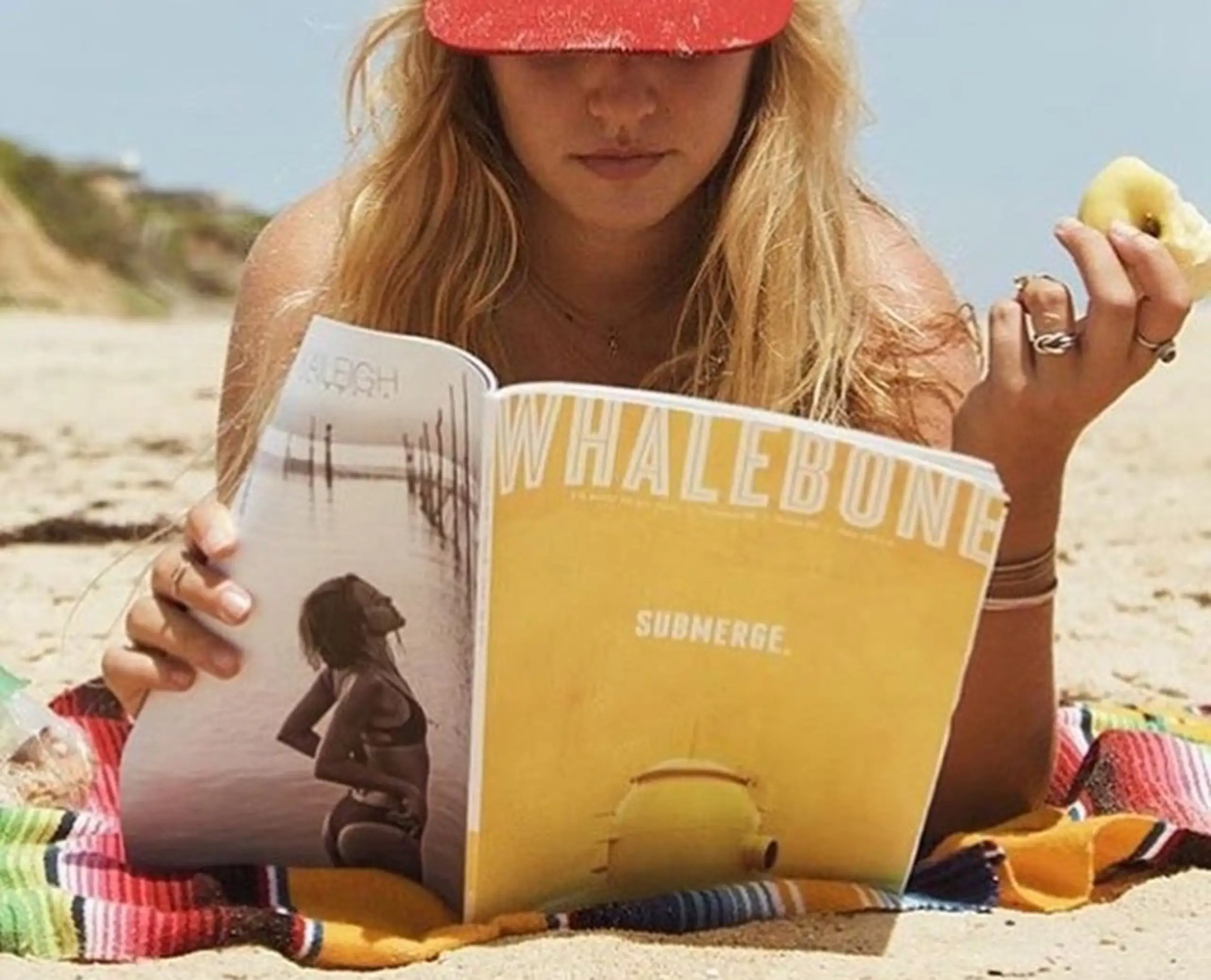Whalebone on the beach