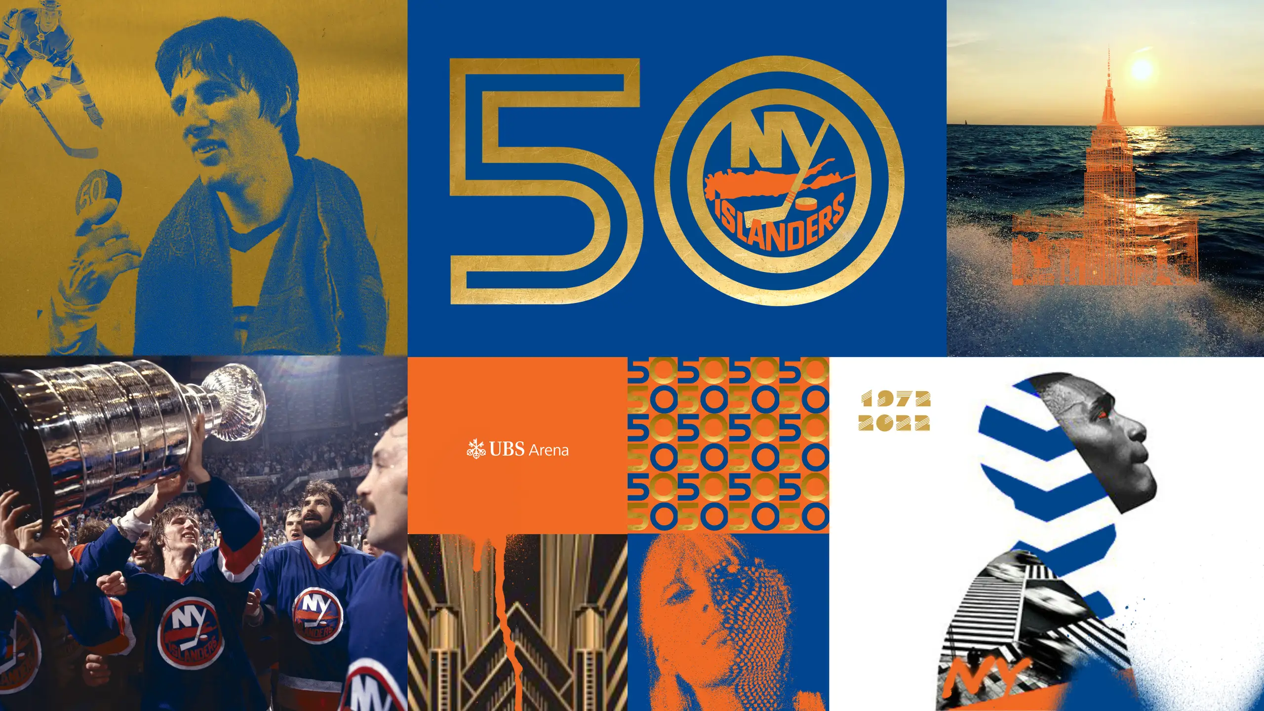 New York Islanders 50th anniversary branding overview