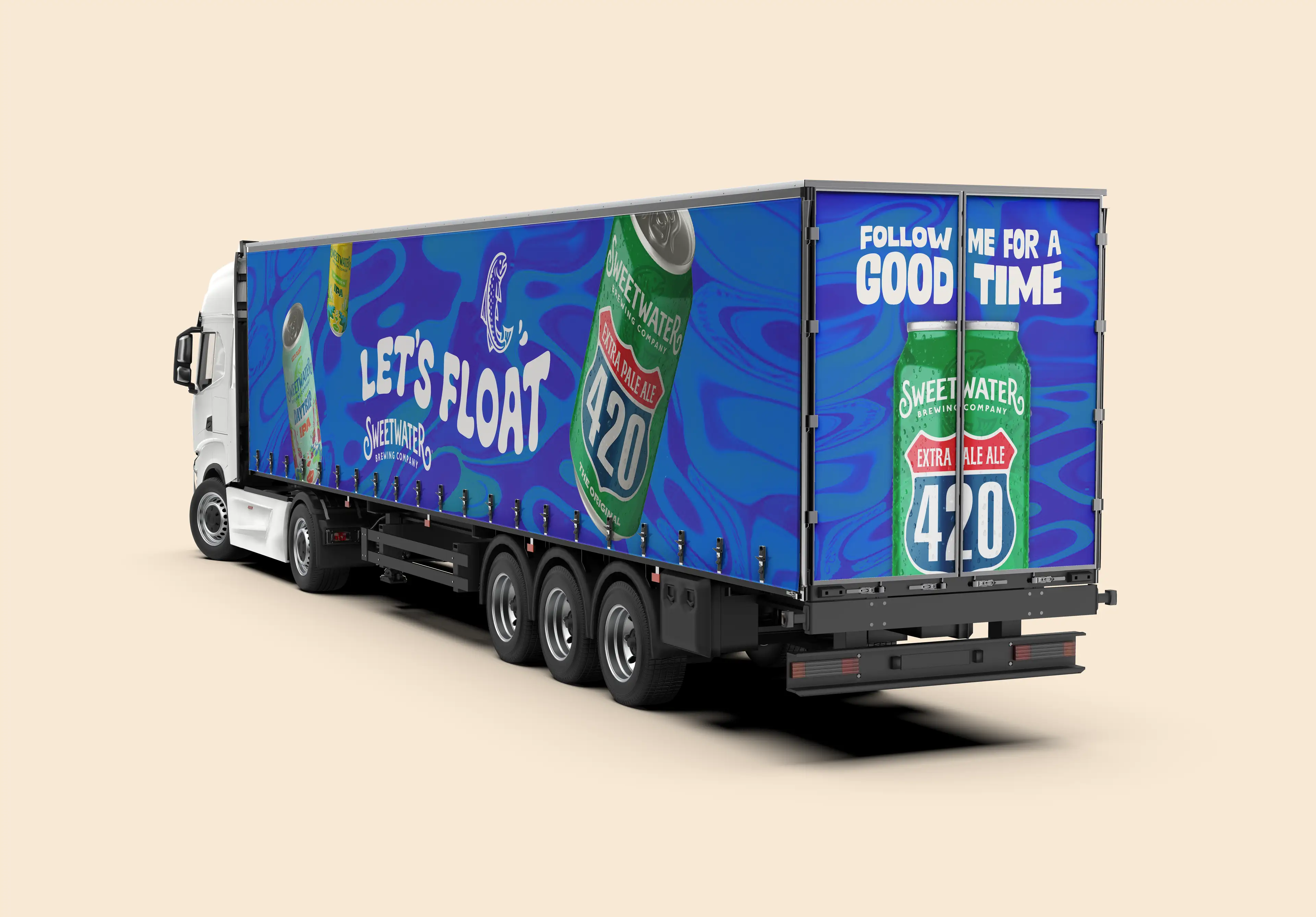 Sweetwater Brewing Company semitruck design