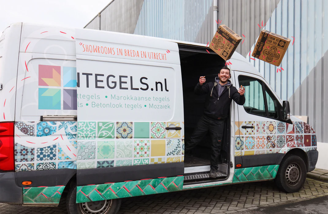 Designfliesen.de liefert dein Musterpaket