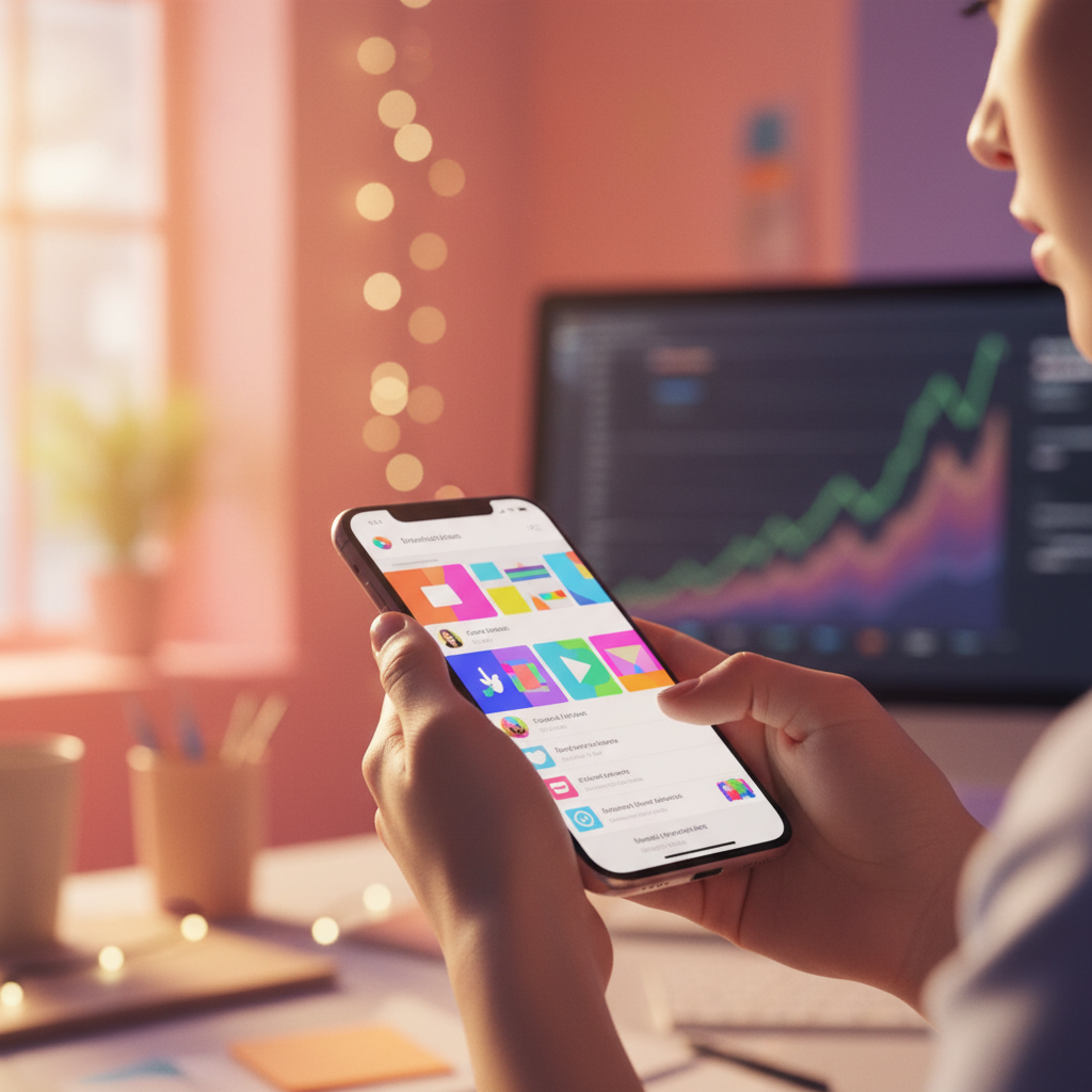 Social media management scene