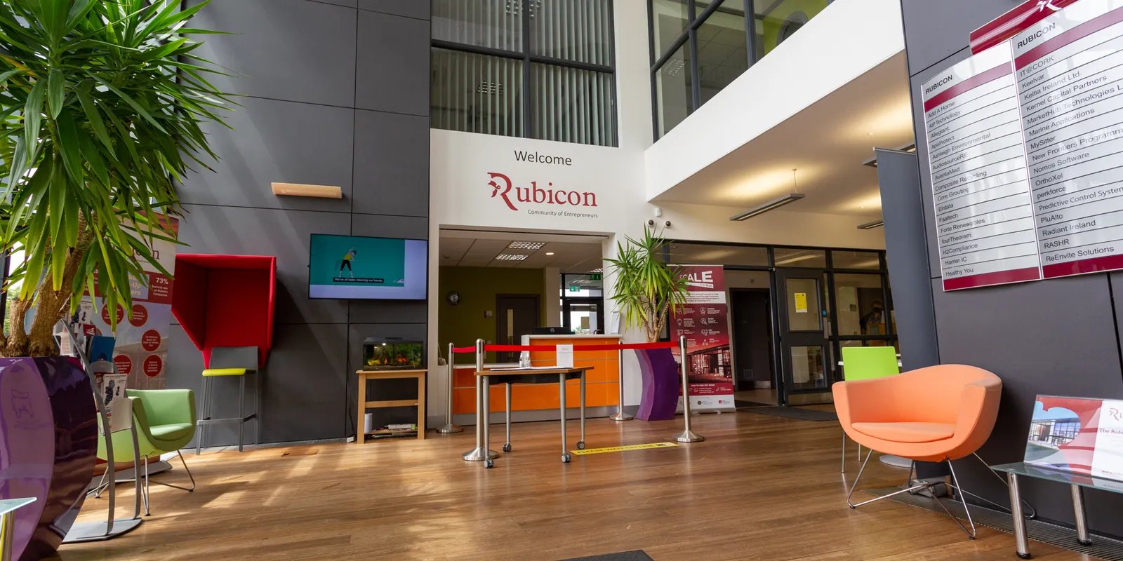 Rubicon Centre — coworking space interior