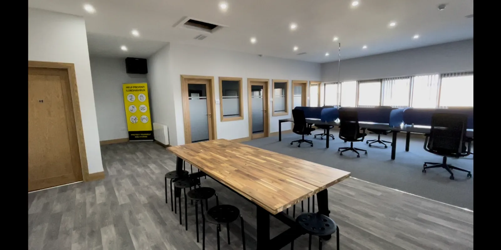 SCCUL Enterprise Centre — coworking space interior