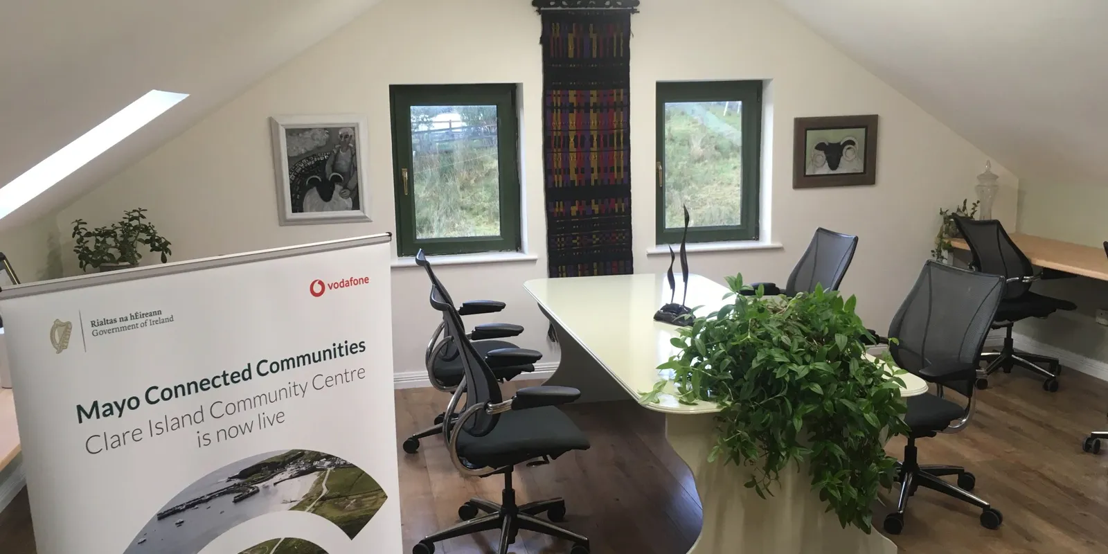 Clare Island Community Centre — coworking space interior