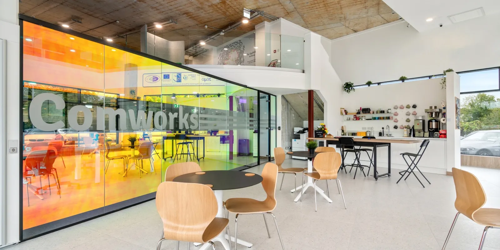 Comworks — coworking space interior
