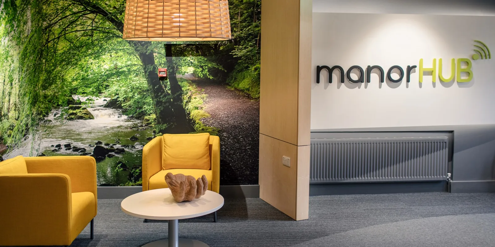 manorHUB — coworking space interior