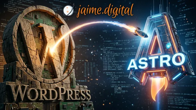 Por qué migré mi web de WordPress a Astro (y los resultados me sorprendieron)
