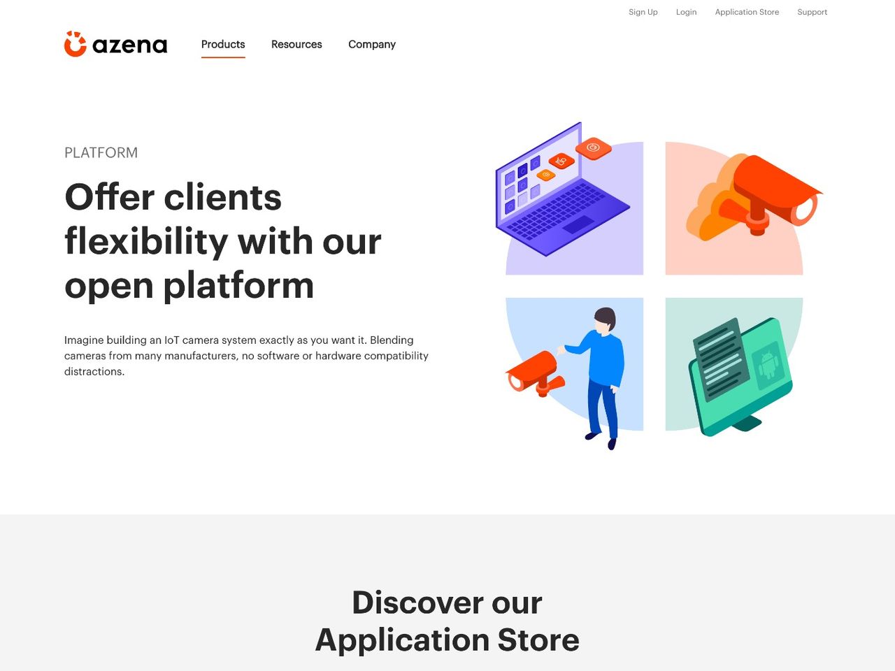 Azena Website Teaser