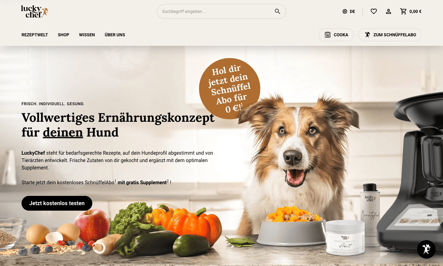 LuckyChef Website