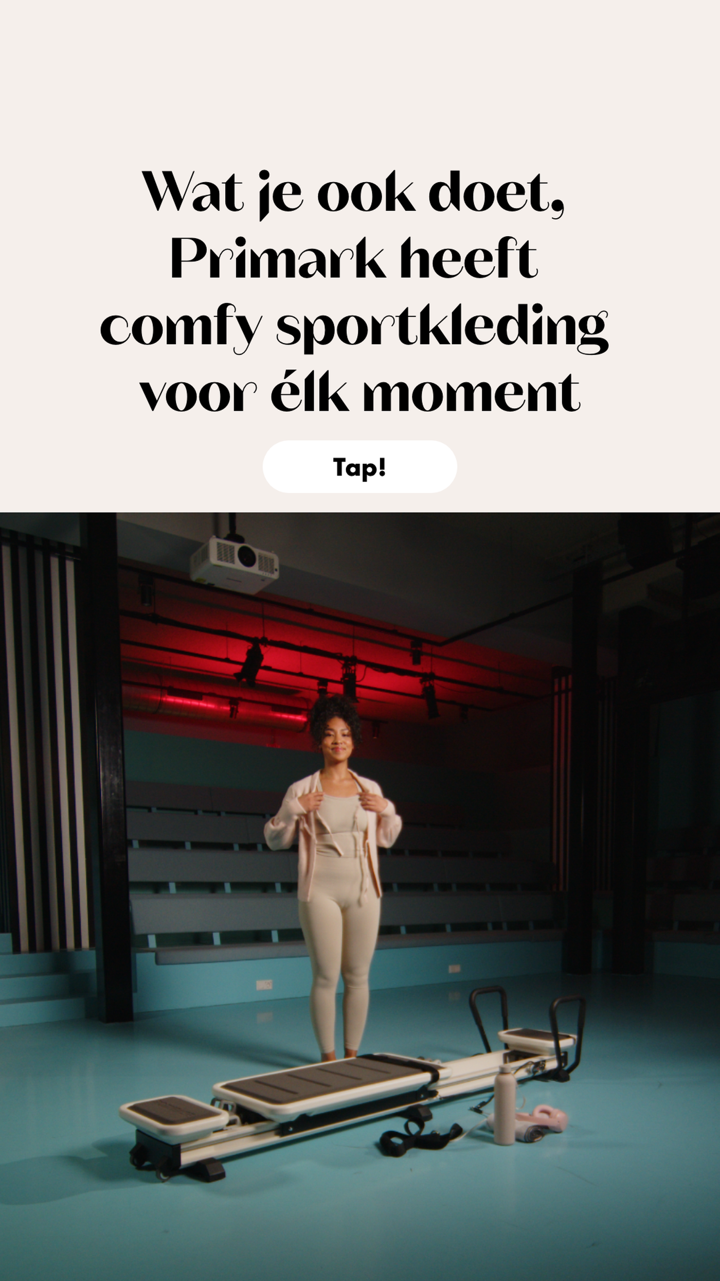 Primark Get sporty with — Interactieve story Primark