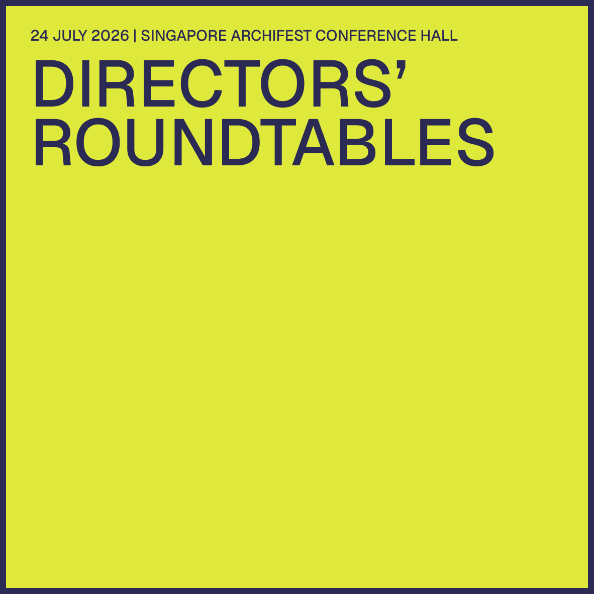Randomized Roundtables Directors' Roundtables