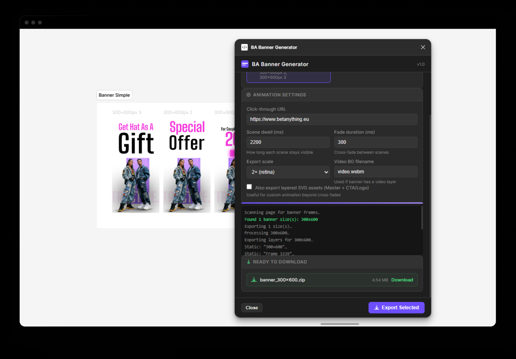 BA Banner Generator 