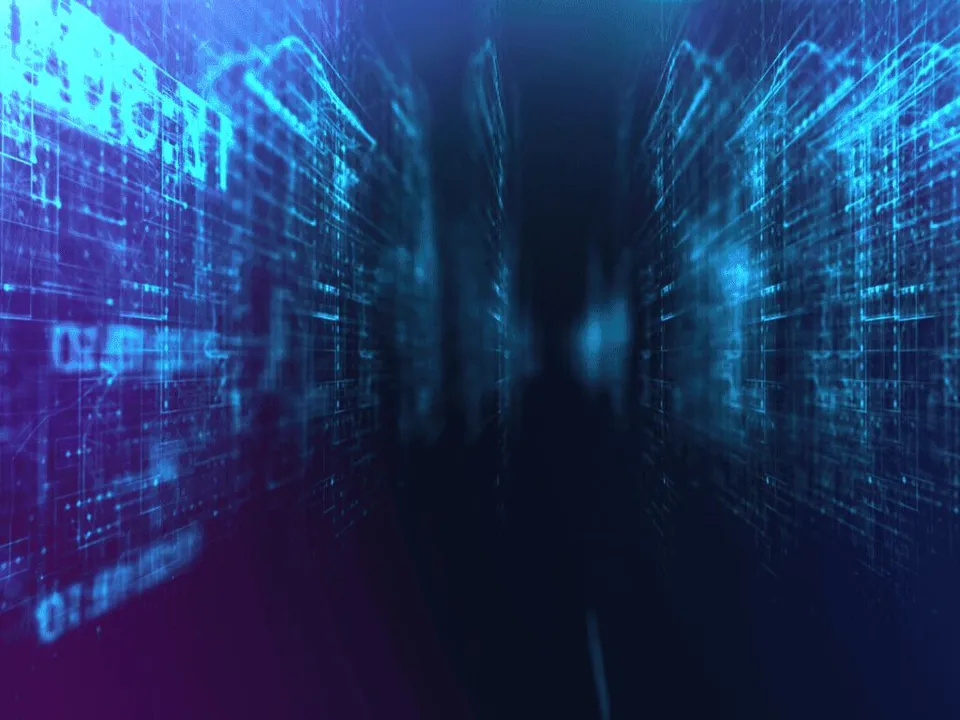 En masse data der flyder rundt, illustrerer framework.