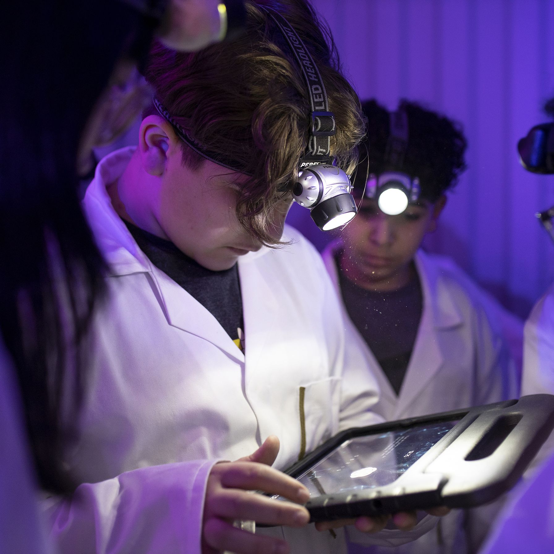 Jongeren actief in de TechMission experience