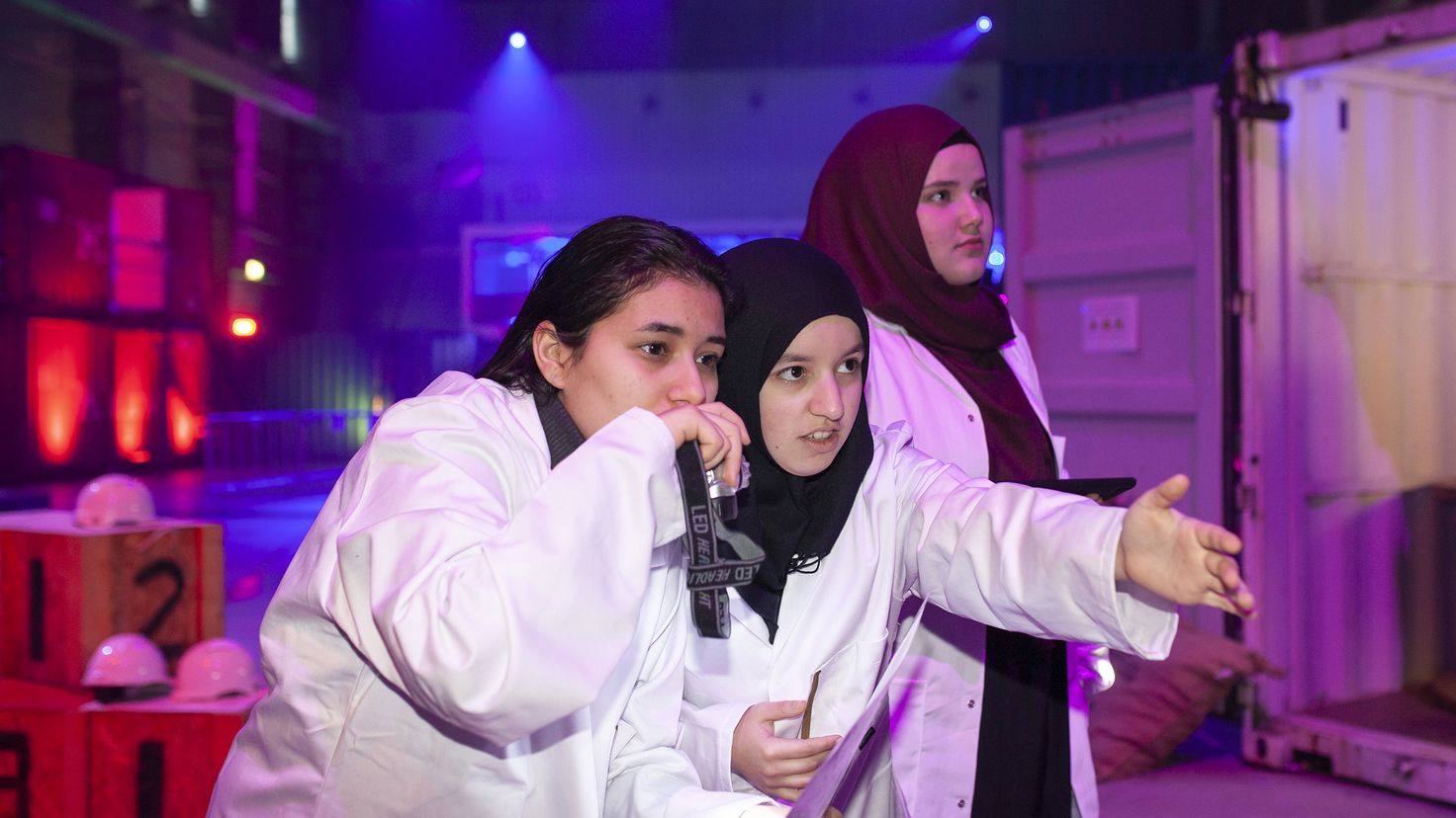 Jongeren actief in de TechMission experience